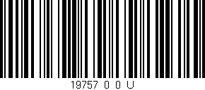 Código de barras (EAN, GTIN, SKU, ISBN): '19757_0_0_U'