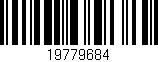 Código de barras (EAN, GTIN, SKU, ISBN): '19779684'