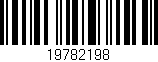 Código de barras (EAN, GTIN, SKU, ISBN): '19782198'