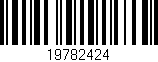 Código de barras (EAN, GTIN, SKU, ISBN): '19782424'
