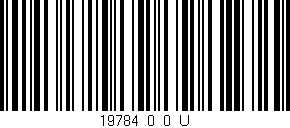 Código de barras (EAN, GTIN, SKU, ISBN): '19784_0_0_U'
