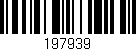 Código de barras (EAN, GTIN, SKU, ISBN): '197939'