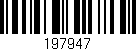 Código de barras (EAN, GTIN, SKU, ISBN): '197947'