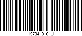 Código de barras (EAN, GTIN, SKU, ISBN): '19794_0_0_U'