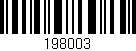 Código de barras (EAN, GTIN, SKU, ISBN): '198003'