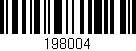 Código de barras (EAN, GTIN, SKU, ISBN): '198004'