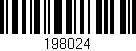 Código de barras (EAN, GTIN, SKU, ISBN): '198024'