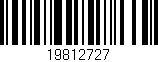 Código de barras (EAN, GTIN, SKU, ISBN): '19812727'