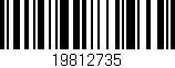 Código de barras (EAN, GTIN, SKU, ISBN): '19812735'