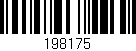Código de barras (EAN, GTIN, SKU, ISBN): '198175'