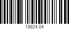 Código de barras (EAN, GTIN, SKU, ISBN): '19824.04'