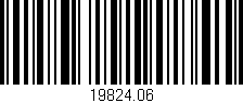 Código de barras (EAN, GTIN, SKU, ISBN): '19824.06'