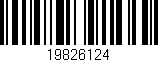 Código de barras (EAN, GTIN, SKU, ISBN): '19826124'
