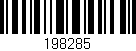 Código de barras (EAN, GTIN, SKU, ISBN): '198285'