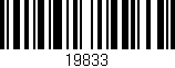 Código de barras (EAN, GTIN, SKU, ISBN): '19833'