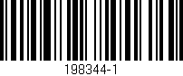 Código de barras (EAN, GTIN, SKU, ISBN): '198344-1'