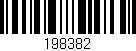 Código de barras (EAN, GTIN, SKU, ISBN): '198382'