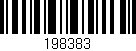 Código de barras (EAN, GTIN, SKU, ISBN): '198383'