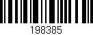 Código de barras (EAN, GTIN, SKU, ISBN): '198385'