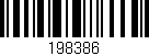 Código de barras (EAN, GTIN, SKU, ISBN): '198386'