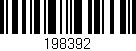 Código de barras (EAN, GTIN, SKU, ISBN): '198392'
