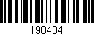 Código de barras (EAN, GTIN, SKU, ISBN): '198404'