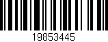 Código de barras (EAN, GTIN, SKU, ISBN): '19853445'