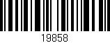 Código de barras (EAN, GTIN, SKU, ISBN): '19858'