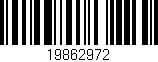 Código de barras (EAN, GTIN, SKU, ISBN): '19862972'