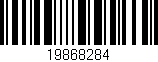 Código de barras (EAN, GTIN, SKU, ISBN): '19868284'