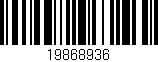 Código de barras (EAN, GTIN, SKU, ISBN): '19868936'