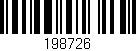 Código de barras (EAN, GTIN, SKU, ISBN): '198726'