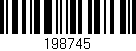 Código de barras (EAN, GTIN, SKU, ISBN): '198745'