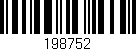 Código de barras (EAN, GTIN, SKU, ISBN): '198752'