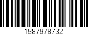 Código de barras (EAN, GTIN, SKU, ISBN): '1987978732'