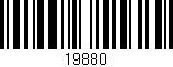 Código de barras (EAN, GTIN, SKU, ISBN): '19880'