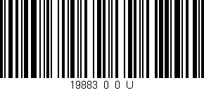Código de barras (EAN, GTIN, SKU, ISBN): '19883_0_0_U'