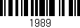 Código de barras (EAN, GTIN, SKU, ISBN): '1989'