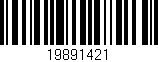 Código de barras (EAN, GTIN, SKU, ISBN): '19891421'