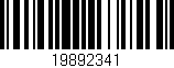 Código de barras (EAN, GTIN, SKU, ISBN): '19892341'