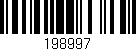 Código de barras (EAN, GTIN, SKU, ISBN): '198997'