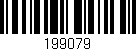 Código de barras (EAN, GTIN, SKU, ISBN): '199079'
