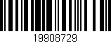 Código de barras (EAN, GTIN, SKU, ISBN): '19908729'