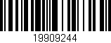 Código de barras (EAN, GTIN, SKU, ISBN): '19909244'