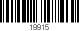 Código de barras (EAN, GTIN, SKU, ISBN): '19915'