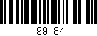 Código de barras (EAN, GTIN, SKU, ISBN): '199184'