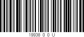 Código de barras (EAN, GTIN, SKU, ISBN): '19938_0_0_U'