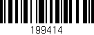 Código de barras (EAN, GTIN, SKU, ISBN): '199414'