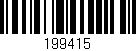 Código de barras (EAN, GTIN, SKU, ISBN): '199415'