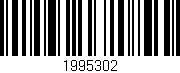 Código de barras (EAN, GTIN, SKU, ISBN): '1995302'